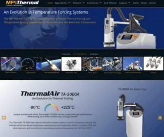 Mpi-Thermal.com(MPI Temperature Forcing Systems) Screenshot