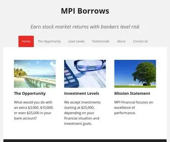 Mpiborrows.com(Stock market returns on bank level risk) Screenshot