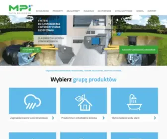 Mpi.com.pl(Zagospodarowanie wody deszczowej) Screenshot