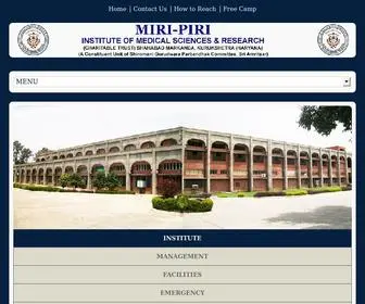 Mpimsr.org(Shiromani Gurdwara Prabandhak Committee) Screenshot