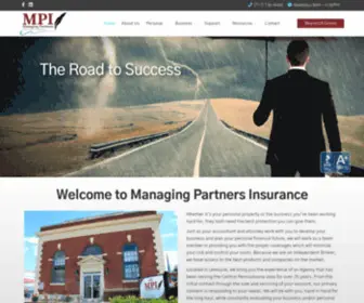 Mpinsurance.com(Managing Partners Insurance) Screenshot