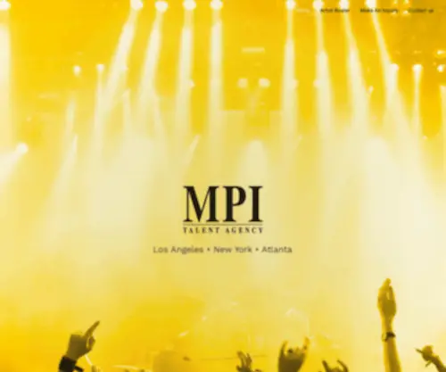 Mpitalentagency.com(Talent Agency) Screenshot