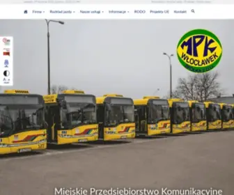 MPK.com.pl(MPK Włocławek) Screenshot