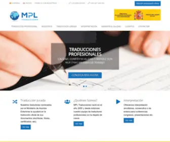 MPL-Traducciones.com(Traductores Jurados Profesionales) Screenshot