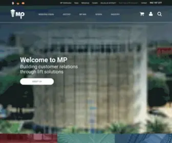Mplifts.com(MP Lifts) Screenshot