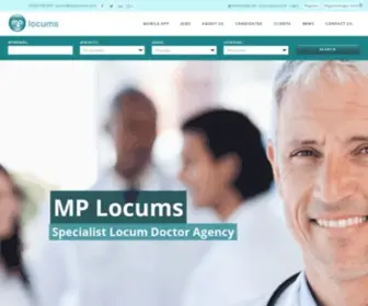 Mplocums.com(MP Locums) Screenshot