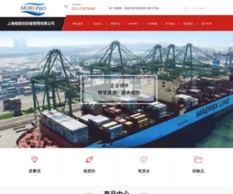 Mplogistics.cn(上海锐诺供应链管理有限公司) Screenshot