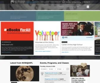 MPL.org(The Milwaukee Public Library) Screenshot