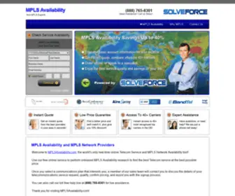 MPlsavailability.com(MPLS Availability and MPLS Network Providers) Screenshot