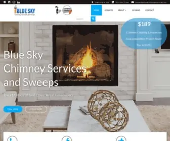 MPLSblueskychimneysweeps.com(The Twin Cities' premier chimney services company) Screenshot