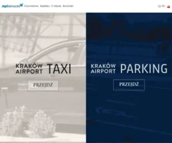 MPlservices.pl(Oficjalny monitorowany parking na terenie Kraków Airport) Screenshot
