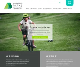 MPLsparksfoundation.org(Minneapolis Parks Foundation) Screenshot