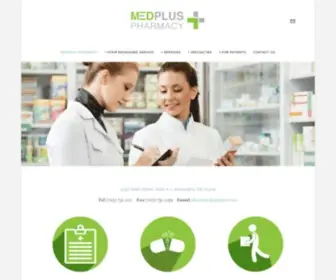 Mplusrx.com(MedPLus Pharmacy) Screenshot