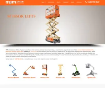 Mpmaccessandhire.com.au(MPM Access and Hire) Screenshot