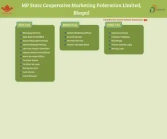 Mpmarkfedmis.com(MP State Cooperative Marketing Federation Limited) Screenshot