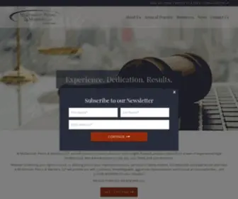 MPMmlaw.com(McDermott, Pierro & Mandery, LLP) Screenshot