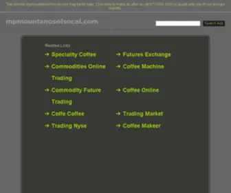 Mpmountanosofsocal.com(Wholesale Gourmet Green Coffee Beans) Screenshot