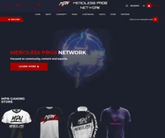 MPnlive.net(Merciless Pros Network) Screenshot