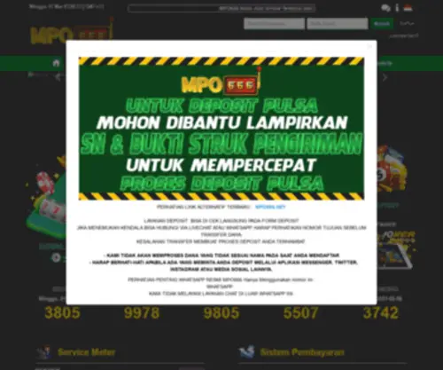 Mpo666.net Screenshot