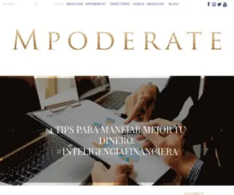 Mpoderate.net(Revista digital) Screenshot