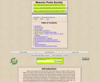 Mpoets.org(Masonic Poets Society: Home Page牋牋牋牋牋牋牋牋牋牋牋牋牋牋牋牋牋牋牋牋牋牋牋牋) Screenshot