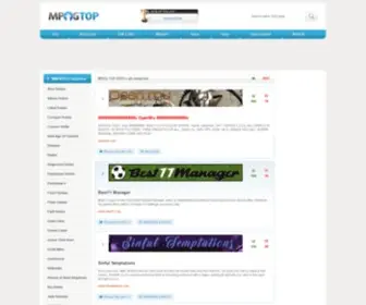 Mpogtop.com(The best game traffic generator online) Screenshot