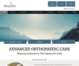 Mportho.com(Advanced Orthopaedic Care Physician Experience) Screenshot