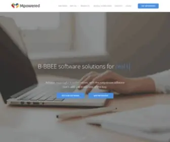 Mpowered.co.za(B-BBEE Software Solutions) Screenshot