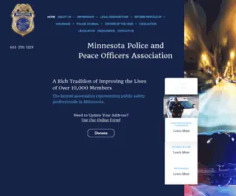 Mppoa.com(The largest association representing public safety professionals in Minnesota) Screenshot