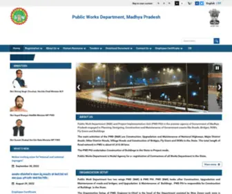 MPPWD.gov.in(Public Works Department) Screenshot