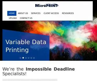 Mprint.com(Microprint) Screenshot