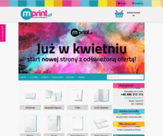 Mproject.net.pl(Drukarnia internetowa Mprint.pl) Screenshot