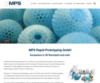 MPS-Prototypen.de(MPS Rapid Prototyping GmbH) Screenshot