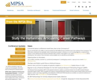 Mpsanet.org(The midwest political science association (mpsa)) Screenshot