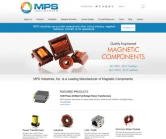 Mpsind.com(MPS Industries) Screenshot