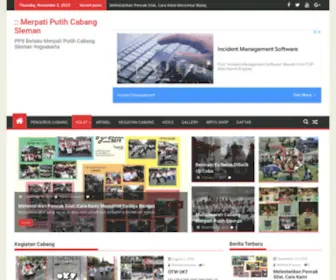 MPsleman.org(PPS Betako Merpati Putih Cabang Sleman Yogyakarta) Screenshot