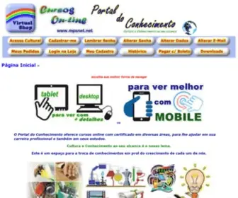MPsnet.net(Portal do Conhecimento) Screenshot