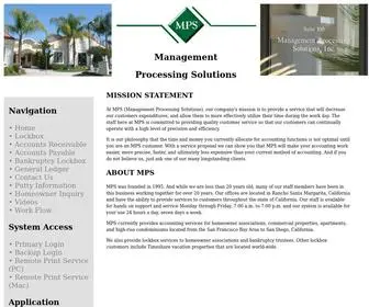 Mpsolutionsinc.com(MPS Home) Screenshot