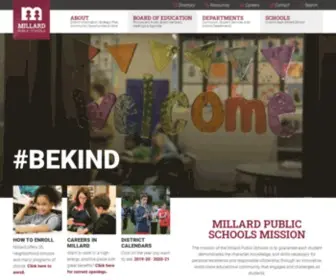 Mpsomaha.org(The mission of the Millard Public Schools) Screenshot