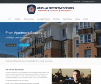 MPSprotects.com(Marshal Protective Services) Screenshot