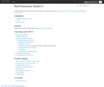 MPT3.org(MPT3 Wiki) Screenshot