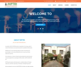 Mptari.com(Microbiology Testing Labaratory) Screenshot