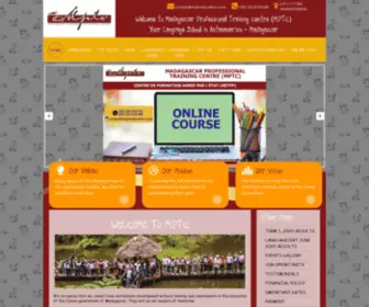 MPtceducation.com(MPTC : Madagascar Professional Training Centre. Your Language School in Antananarivo) Screenshot