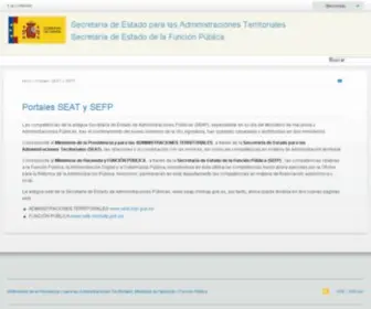 MPT.es(Portada MPT:: Ministerio de Política Territorial y Memoria Democrática) Screenshot