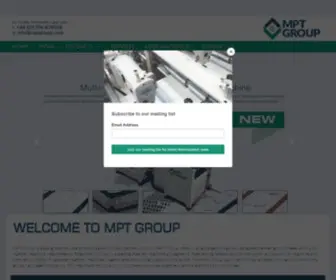 MPTgroup.com(The MPT Group) Screenshot