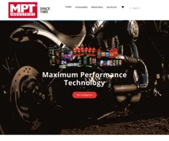 Mptindustries.com(Advanced True Synthetic Lubricants & Appearance Products) Screenshot