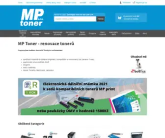 Mptoner.cz(Renovace tonerů) Screenshot