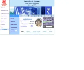 MPtreasury.org(Madhya Pradesh Finance Department Government of Madhya Pradesh) Screenshot
