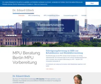 Mpu-Info-Berlin.de(Edzard Glitsch MPU) Screenshot