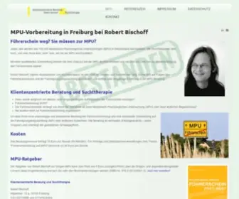 Mpu-Vorbereitung-Bischoff.de(MPU Vorbereitung Freiburg Robert Bischoff) Screenshot